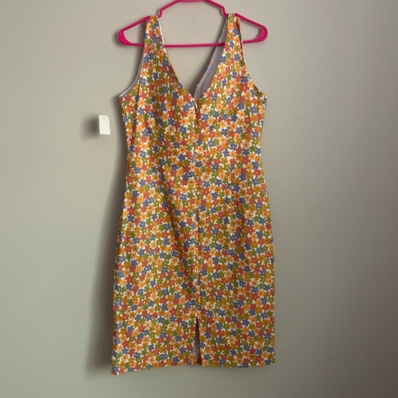 Mario Balthazar Retro Floral Printed Dress Size 12 - Picture 7 of 7